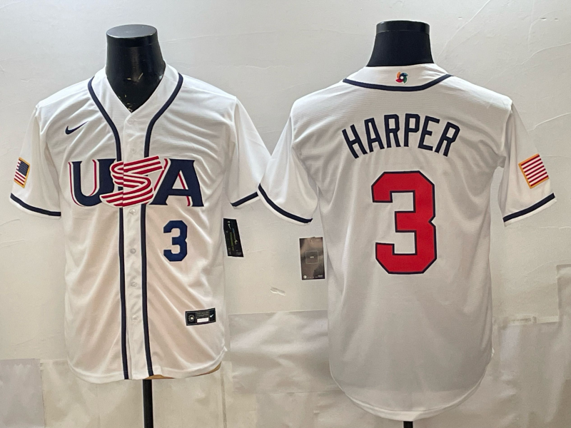 Men 2026 World cup white MLB Nike jersey 0074
